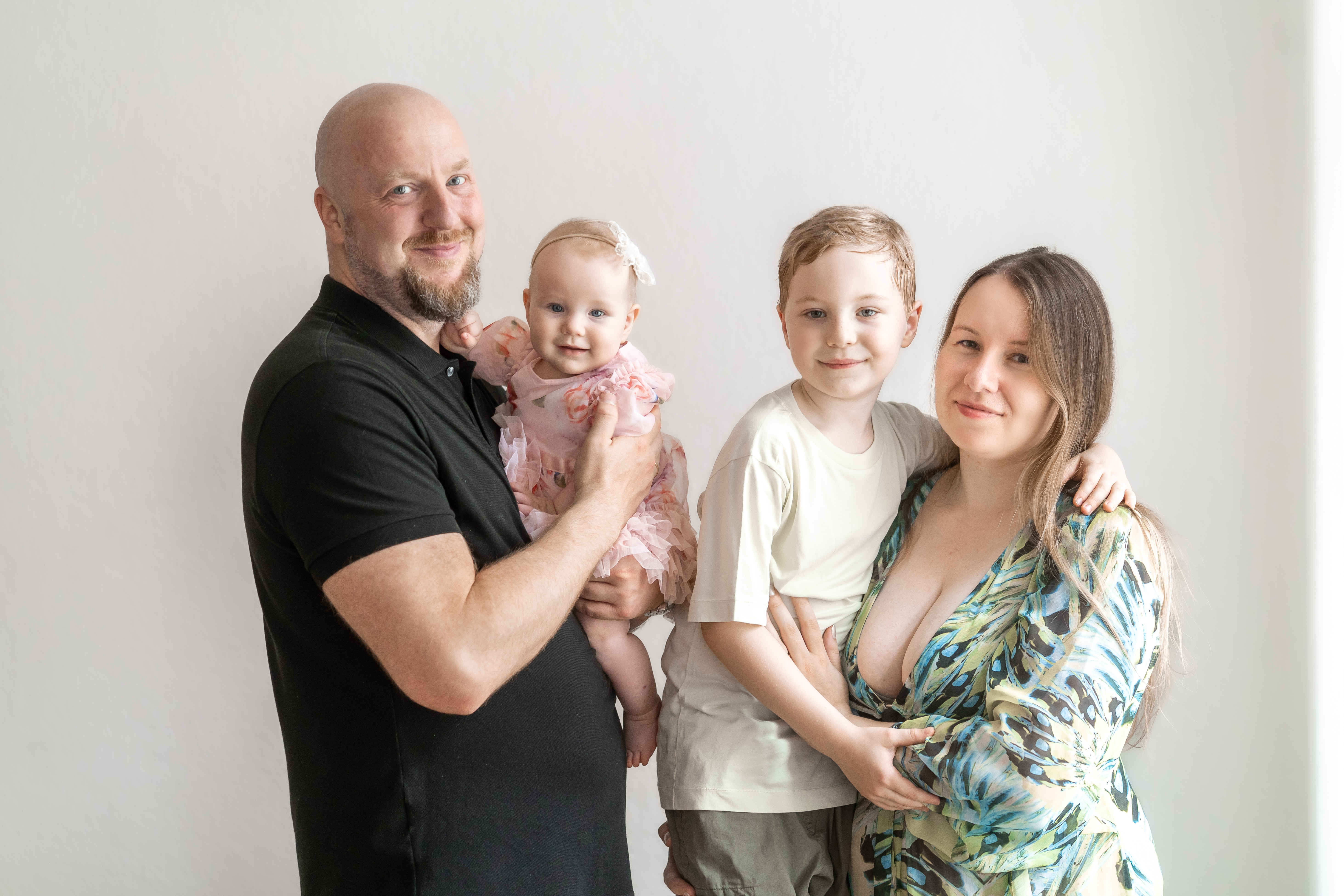 Dennis Czybulka mit seiner Familie